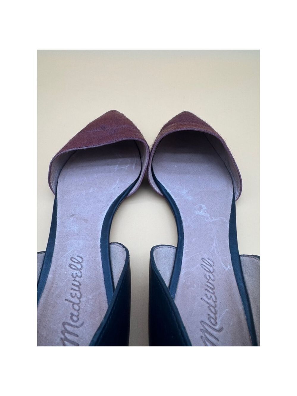 Women's Madewell Flats Size 7 Purple and Black - Picture 4 of 6